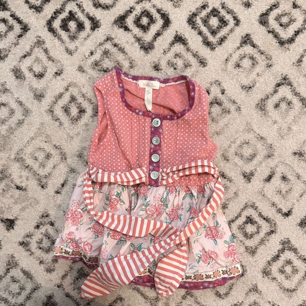 Matilda Jane Pink and Purple Floral Dress